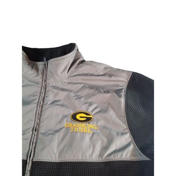 Grambling State Tigers Jacket Men Sz M Champion Two Tone Full Zip Sportswear - Picture 4 of 8